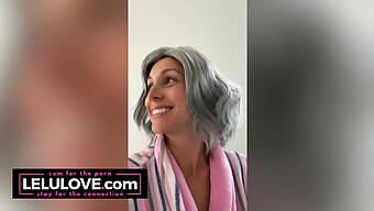 Busty Webcam Star Strips, Poses In Gray-Haired Gilf Wig, Vocal Warm-Ups, And Close-Up Pussy Shots Before And After Sex