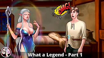 A New Hentai Game With A Hot Princess And A Cum-Covered Dick In Part 1