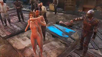 Sessão De Sexo Em Grupo Pública Em Diamond City