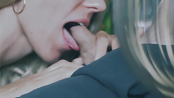 Blurred Blowjob: Couple'S Oral Pleasure