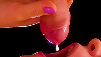 Experience The Ultimate Oral Pleasure With Xsanyany'S Close-Up Blowjob