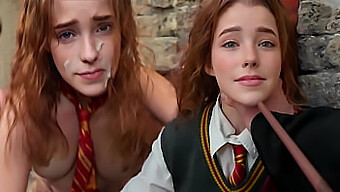 Get Up Close And Personal With Hermione Granger In This Rough Sex Video