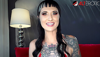 Kristy'S Inked Body On Display In Hd Video