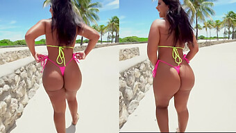 Peter Green Indulges In Rose Monroe'S Flawless Venezuelan Curves And Ample Buttocks