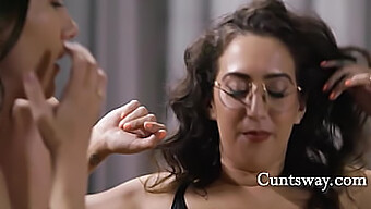 Sensual Instructor Explores Erotic Pleasures With Voluptuous Women