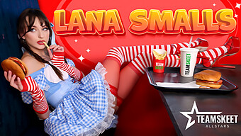 Lana Smalls Und Nade Nasty In Einem Heißen Fast-Food-Restaurant-Ritt.