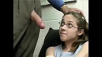 Nerdy Teen Gets A Hardcore Pounding