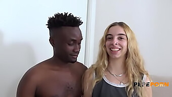 Young Blonde Nata And Her Friend'S Big Black Cock Encounter