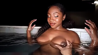 Big Black Ass Fucked Outside By The Pool In Different Positions