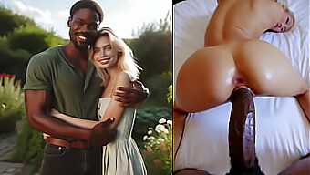 ¡increíble Acción 3d Mientras Mi Impresionante Esposa Rubia Es Dominada Por Un Amante Negro Bien Dotado!