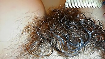 Closeup Of A Hairy Clit Underwater In A Fetish Video