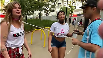 Sao Paulo Girls On Leashes Explore Bdsm Street Domination