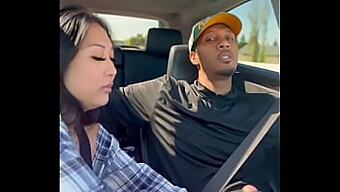 Sexy Asian Teen Gets Fucked In Couple'S Car