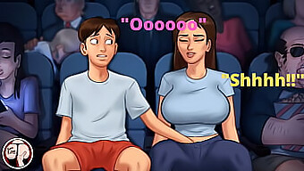 Cum In Cinema With Beautiful Stepsister In This Hentai Game